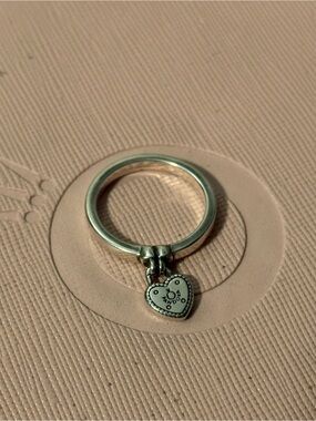 Pandora Dangle Heart Charm Ring